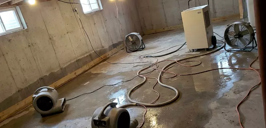 Large-Scale Water Damage Cleanup in McDonough